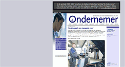 Desktop Screenshot of deondernemer-zeeland.nl